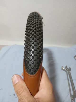 Funda de volante con textura. Es muy antiguo monta