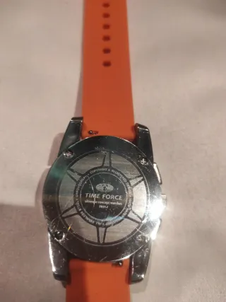 Reloj Time Force Naranja y Negro