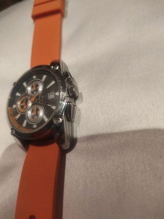Reloj Time Force Naranja y Negro