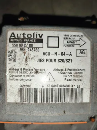 Centralita Airbag Autoliv 550.89 2/00 Peugeot