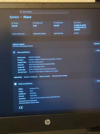 HP Pavilion Gaming Laptop 15-dk1xxx Negro