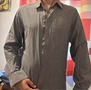 Camisa Carolina Herrera Gris