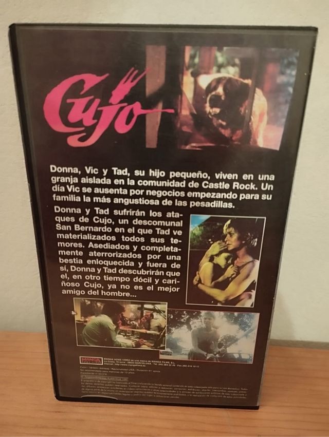 Película Cujo de Stephen King