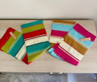 Lote 2 bufandas multicolor nuevas