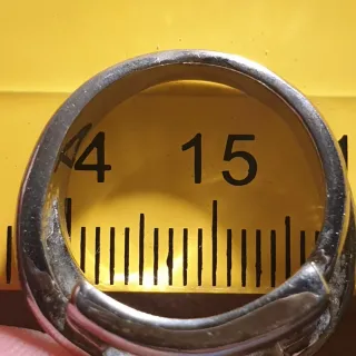 Anillo de Acero cuatro lineas. - Ref. 2510112230