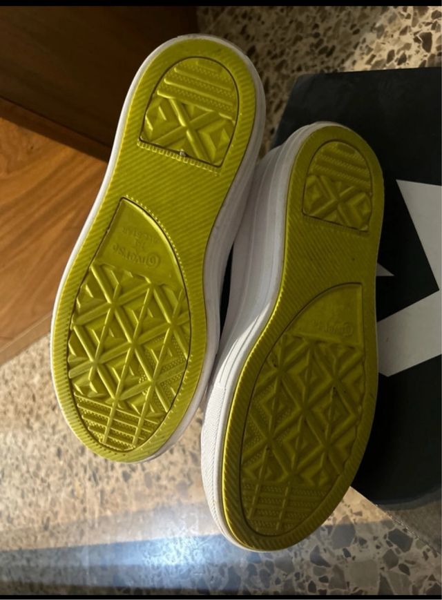 Converse plataforma negras talla 38