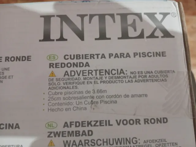 Cubre piscina marca intex