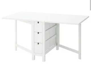 Mesa Plegable Ikea NORDEN Blanca