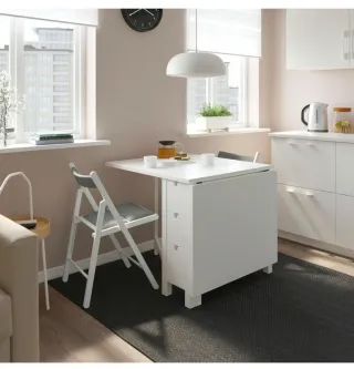 Mesa Plegable Ikea NORDEN Blanca