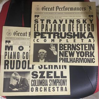 2 Vinilos Música Clásica: Stravinsky, Bernstein