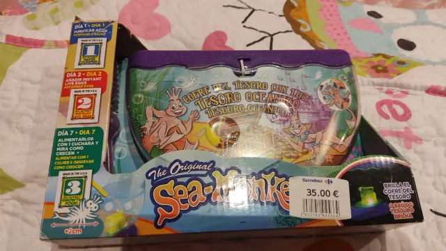 Aqua Dragons Sea-Monkeys Cofre del Tesoro con L
