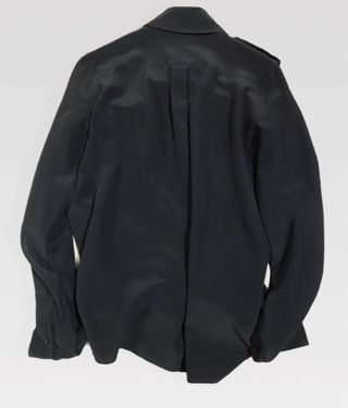 Tom Ford Blusa Nera Trasparente