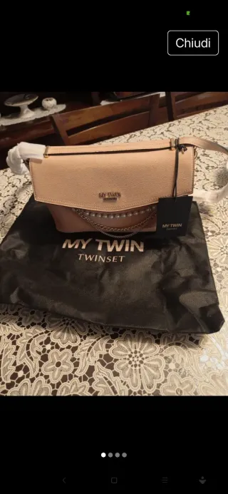 Borsa Twinset Beige Donna
