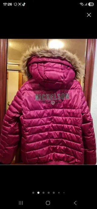 Chaqueta Nickelson Rosa con Capucha