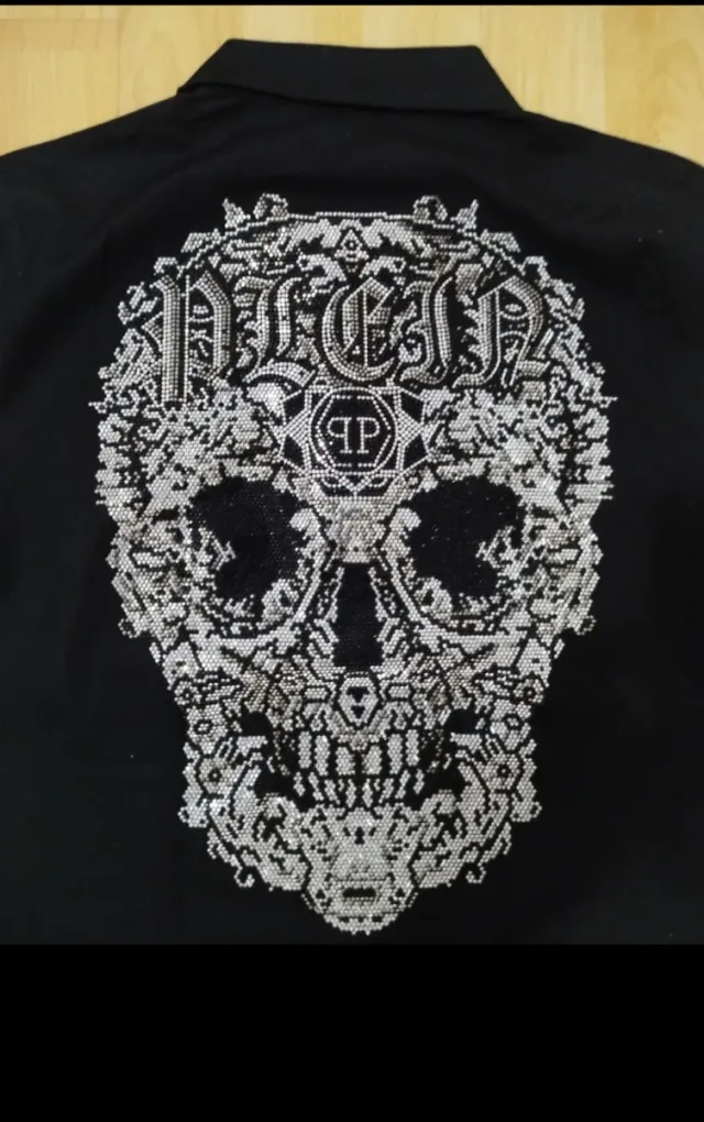 Polo Philipp Plein Negro