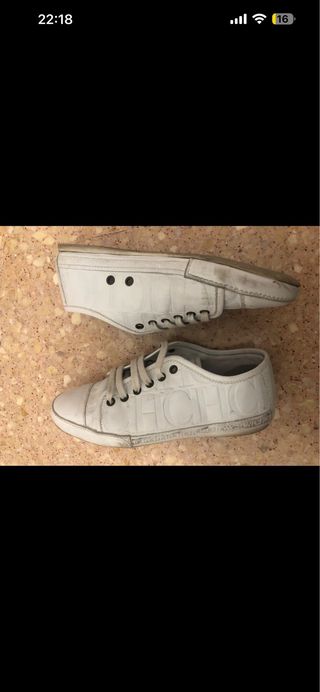 Zapatillas Carolina Herrera Blancas Talla 37