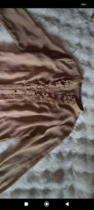 Camisa Zara Beige