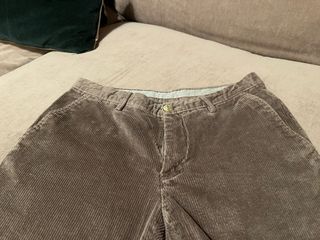 Pantalón pana marrón/gris. color tipo. 