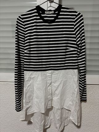 Blusa Stradivarius Rayas Talla S