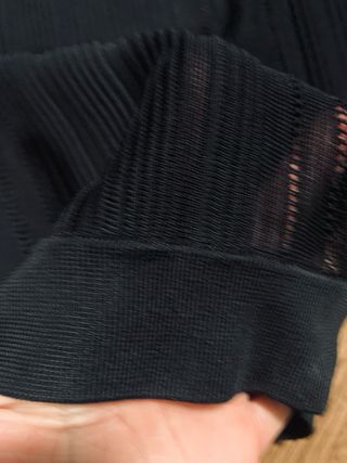 Tom Ford Felpa Pipistrello Nera Trasparente