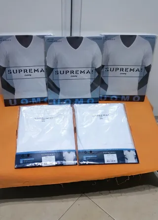 Lotto 5 T-shirt Uomo Suprema Taglia 6/XL