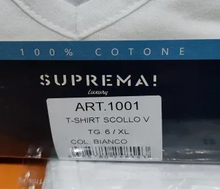 Lotto 5 T-shirt Uomo Suprema Taglia 6/XL