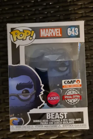 4 Funko Pop Marvel: Beast, Red Hulk, Mister Sinist