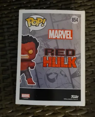 4 Funko Pop Marvel: Beast, Red Hulk, Mister Sinist