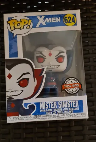 4 Funko Pop Marvel: Beast, Red Hulk, Mister Sinist