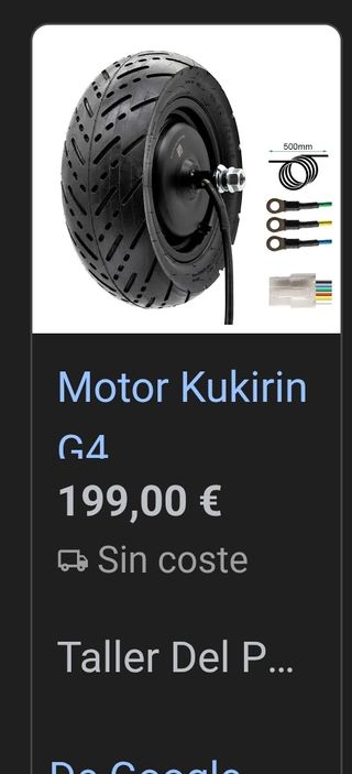 motor y centralita más batería nueva g4