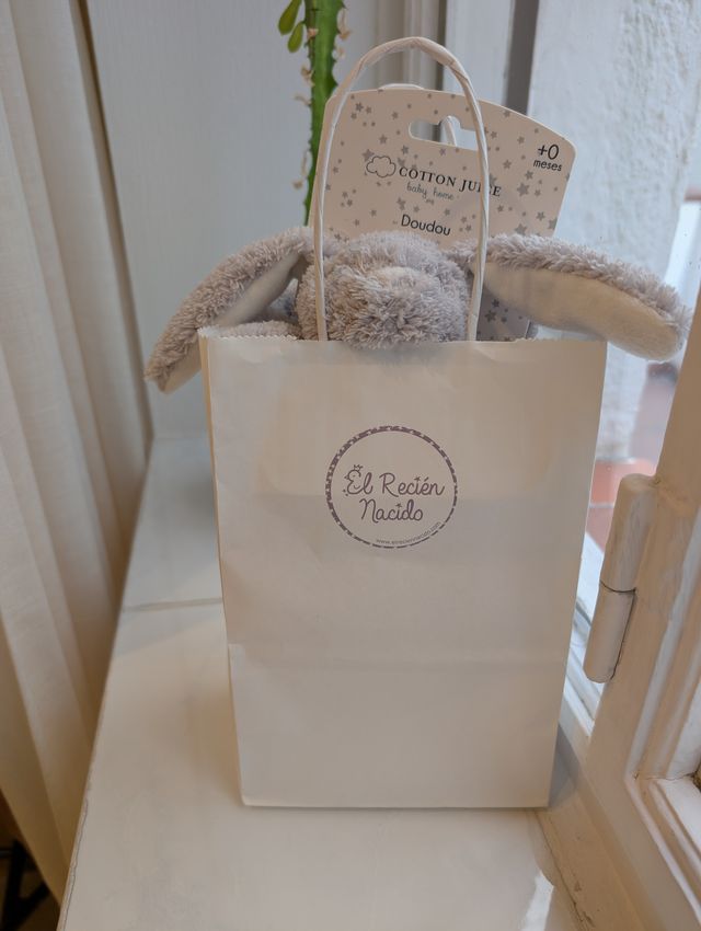 Dudú Conejito Cotton Juice Gris +0 Meses