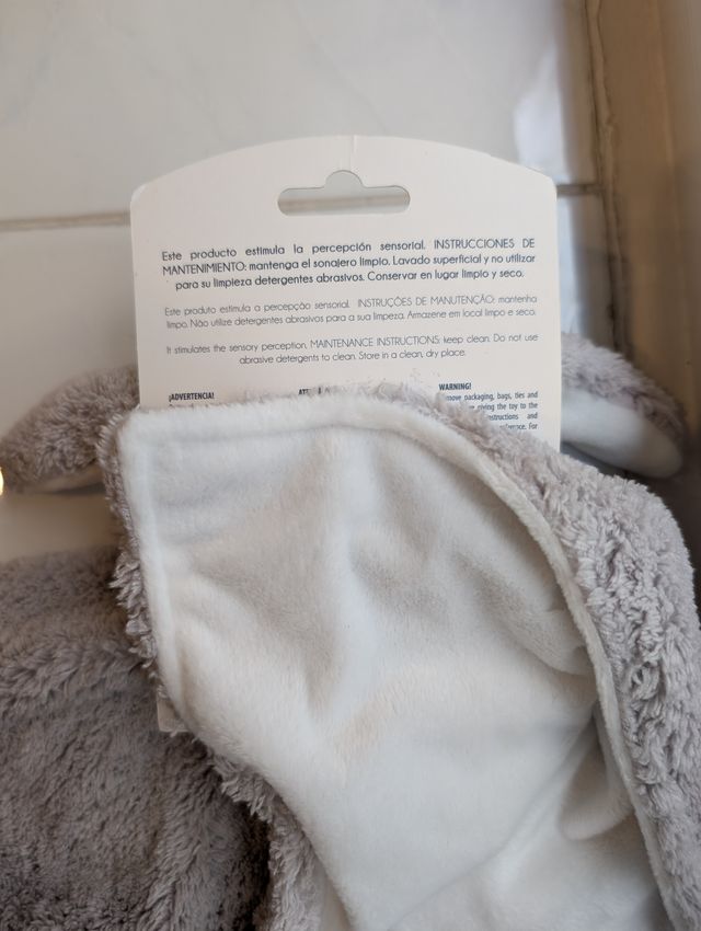 Dudú Conejito Cotton Juice Gris +0 Meses