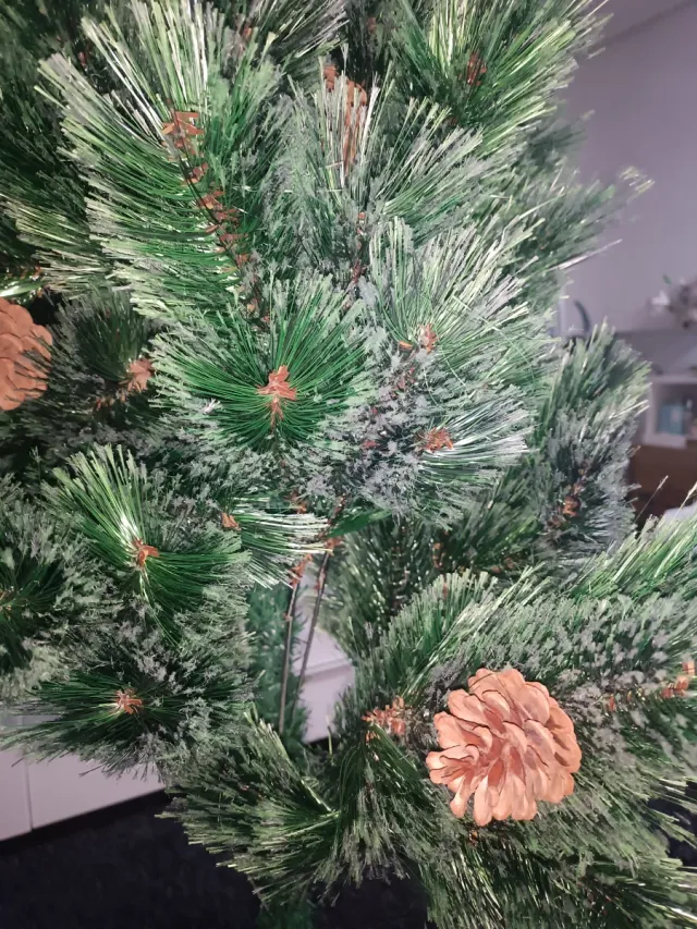 Set albero di Natale 110 cm + vaso da 100 ornamenti