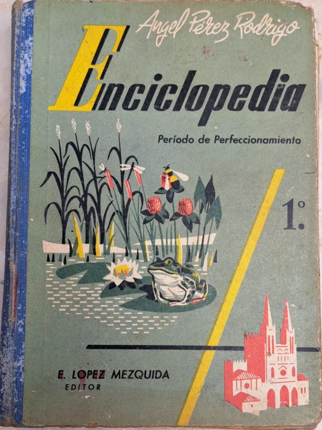 LIBRO ANTIGUO ENCICLOPEDIA