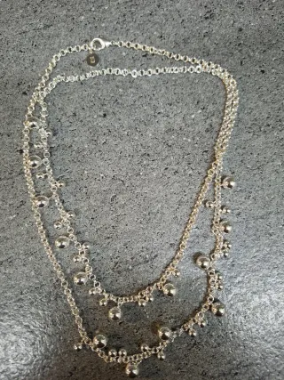 Collana alta bigiotteria con sfere