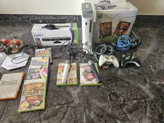 Xbox 360 Kinect + Juegos + Mandos