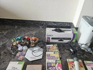 Xbox 360 Kinect + Juegos + Mandos