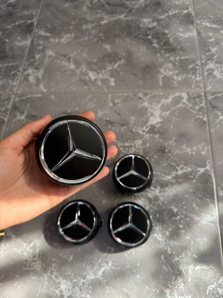 Tapas de rueda elevadas Mercedes-Benz logo