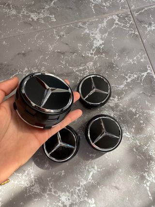 Tapas de rueda elevadas Mercedes-Benz logo