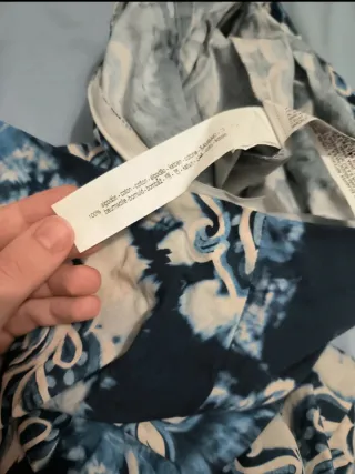 Falda Larga Zara Estampada