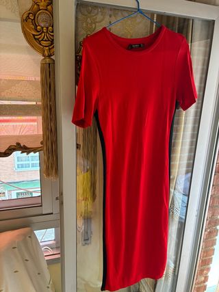Vestido Bershka Rojo 