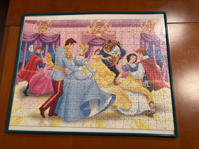 Puzzle Princesas Disney Enmarcado