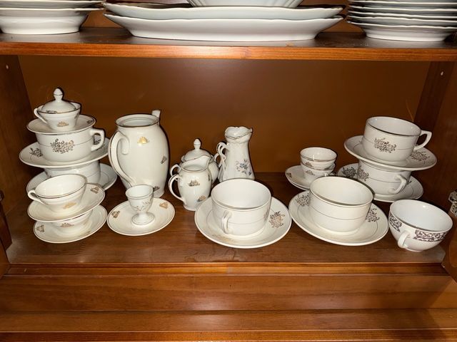 Juego de tazas de porcelana