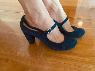 Zapatos Salvador Bachiller Azul + par regalo 