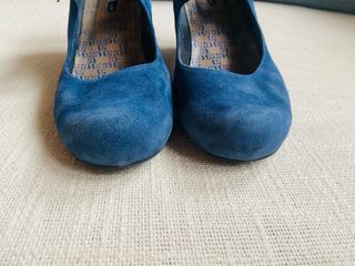Zapatos Salvador Bachiller Azul + par regalo 
