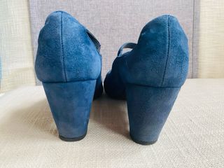 Zapatos Salvador Bachiller Azul + par regalo 
