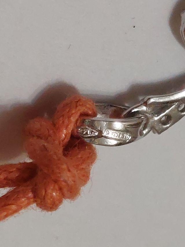 Ciondolo croce oro bianco 