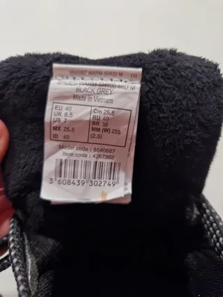 Botas de montaña Quechua T40 waterproof