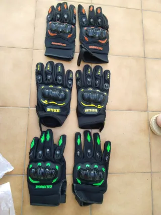 Guantes de moto talla L y XL 