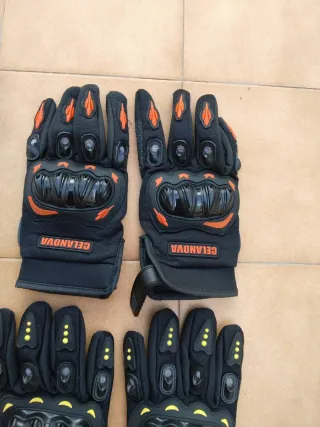 Guantes de moto talla L y XL 
